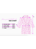 OMG Accessories Fleece Printed Bath Robe {Orchid Floral Bow Print}