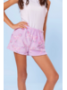 OMG Accessories Fleece Printed Cozy Short {Orchid Floral Bow Print}