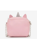 OMG Accessories Miss Gwen Unicorn White Plush Crossbody Purse {Pink}