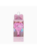 OMG Accessories 'Dance' Floral Printed Heart Shaped Hairbrush {Pink}