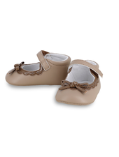Mayoral 9789 Dressy Mary Jane Shoes {Taupe} F24