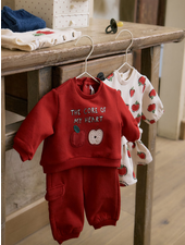 Mayoral 2630 "The Core Of My Heart' Apple Set {Ivory/Red} F25