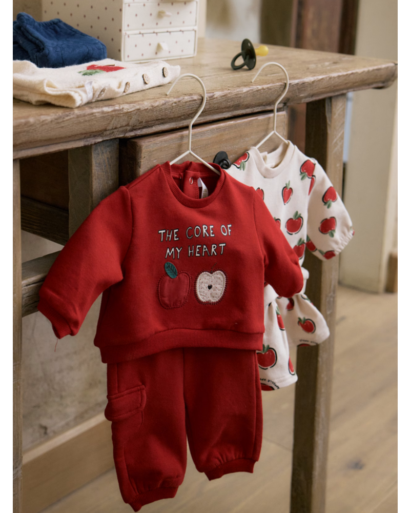 Mayoral 2630 "The Core Of My Heart' Apple Set {Ivory/Red} F25