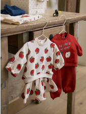 Mayoral 2630 Apple Skirt Set {Ivory/Red} F25