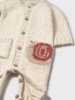 Mayoral Snail Sweater Knit Onesie {Cream/Rust}