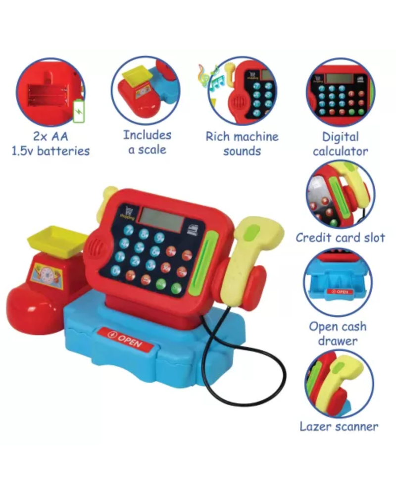 Haute Socks Cash Register {Red/Blue}