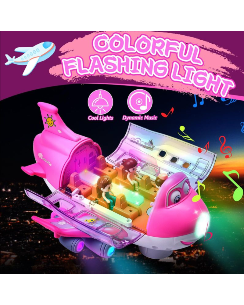 Haute Socks Airliner Universal Toy {Pink}