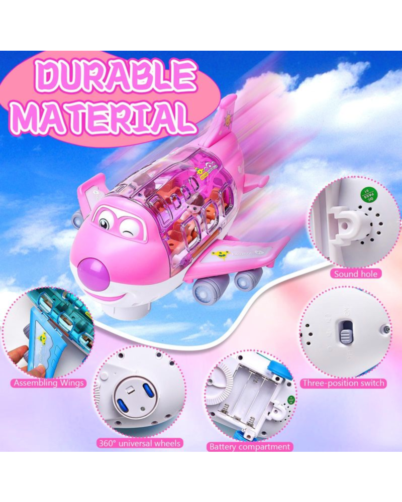 Haute Socks Airliner Universal Toy {Pink}