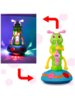 Haute Socks Musical Twisted Worm {Pink/Green}