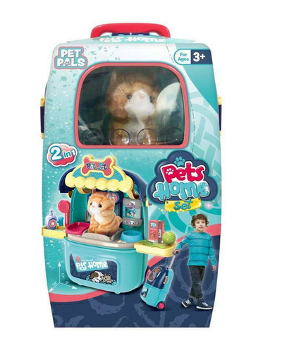 2 in 1 Pet Care Play Set {Pet Pals} Blue - Ethan's Closet