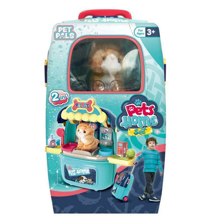 Haute Socks 2 in 1 Pet Care Play Set {Pet Pals} Blue