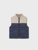 Mayoral Reversible Puffer Vest {Navy/Tan}