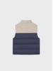 Mayoral Reversible Puffer Vest {Navy/Tan}