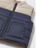 Mayoral Reversible Puffer Vest {Navy/Tan}