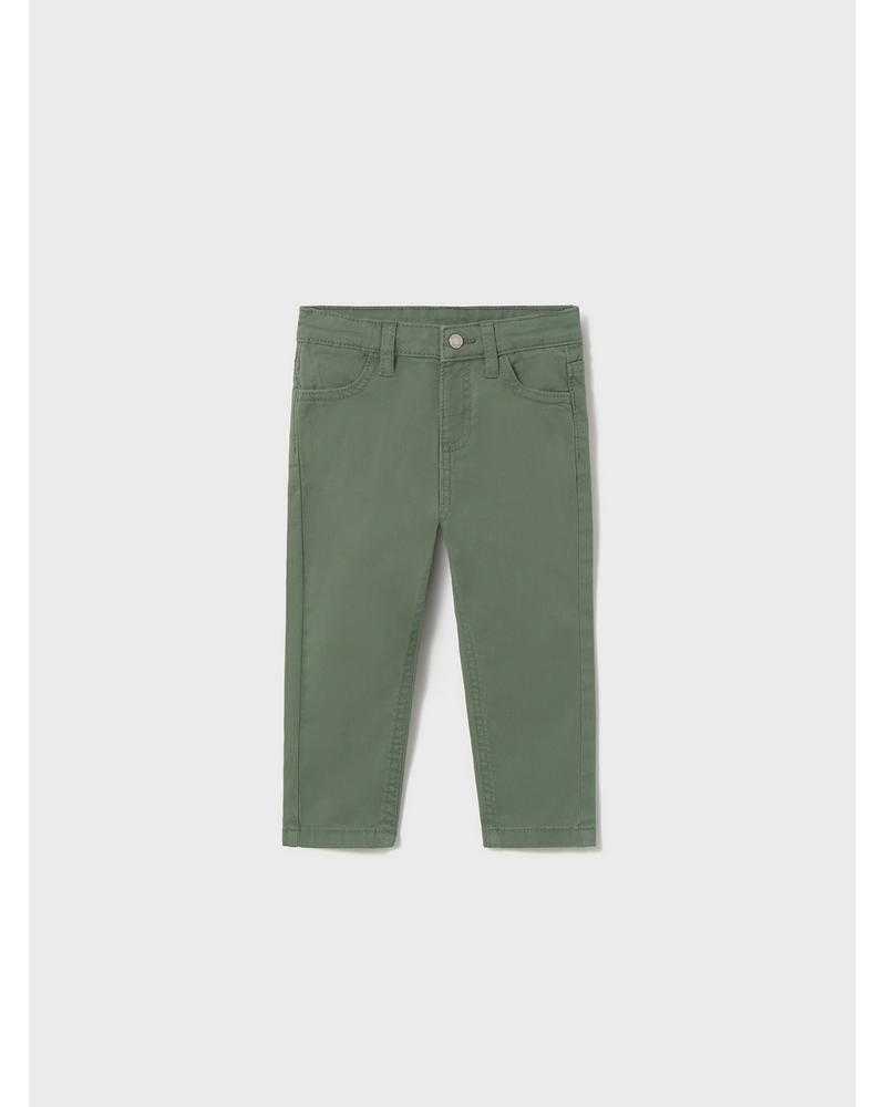 Mayoral Stripe Sweater Pant Set {Tan/Green}