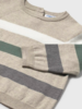 Mayoral Stripe Sweater Pant Set {Tan/Green}