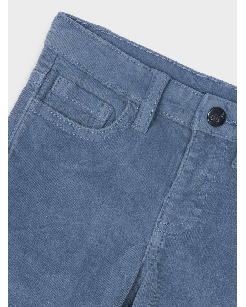 Mayoral Plaid Shirt/Corduroy Set {Crm/Bur/Blue}