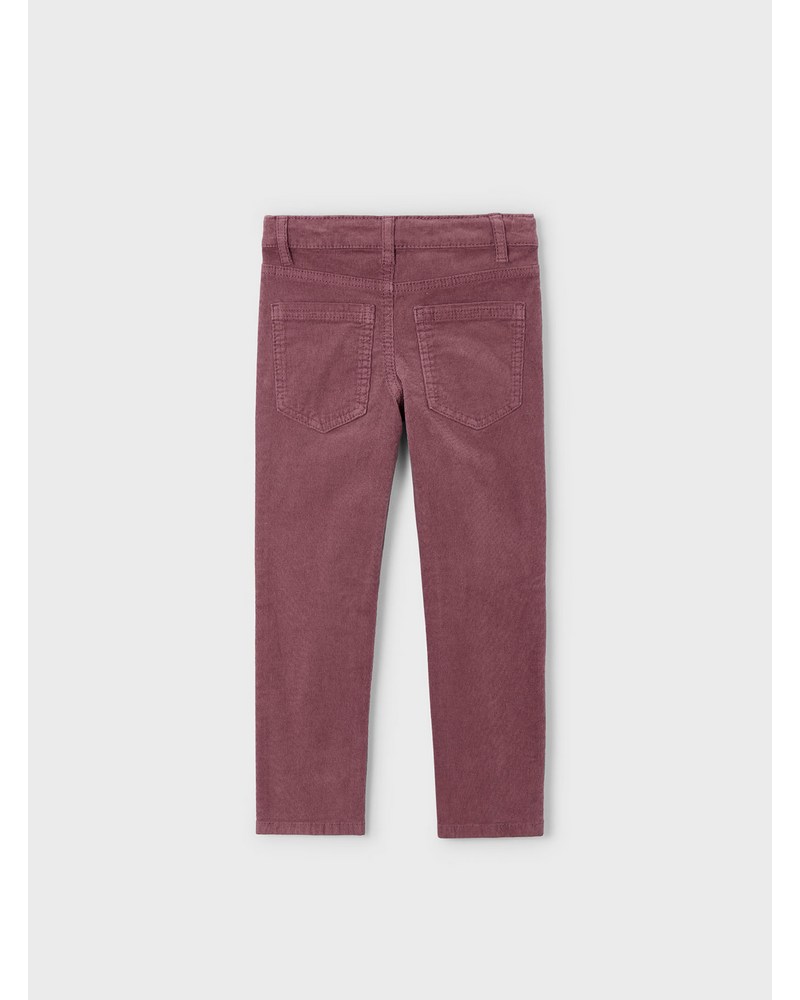 Mayoral Plaid Shirt/Corduroy Set {Crm/Bur/Blue}