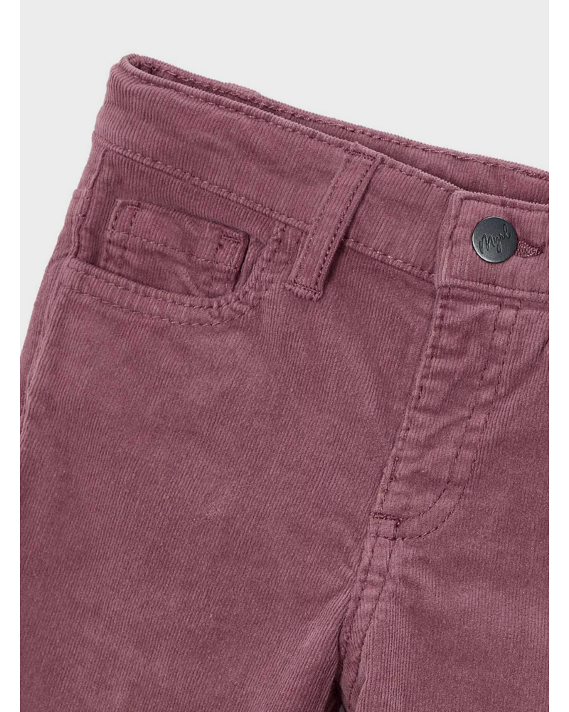 Mayoral Plaid Shirt/Corduroy Set {Crm/Bur/Blue}