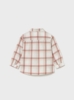 Mayoral Plaid Shirt/ Pant Set {Crm/Org/Rust}