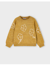 Mayoral Floral Sweater & Leggings Set {Mustard/Ivory}