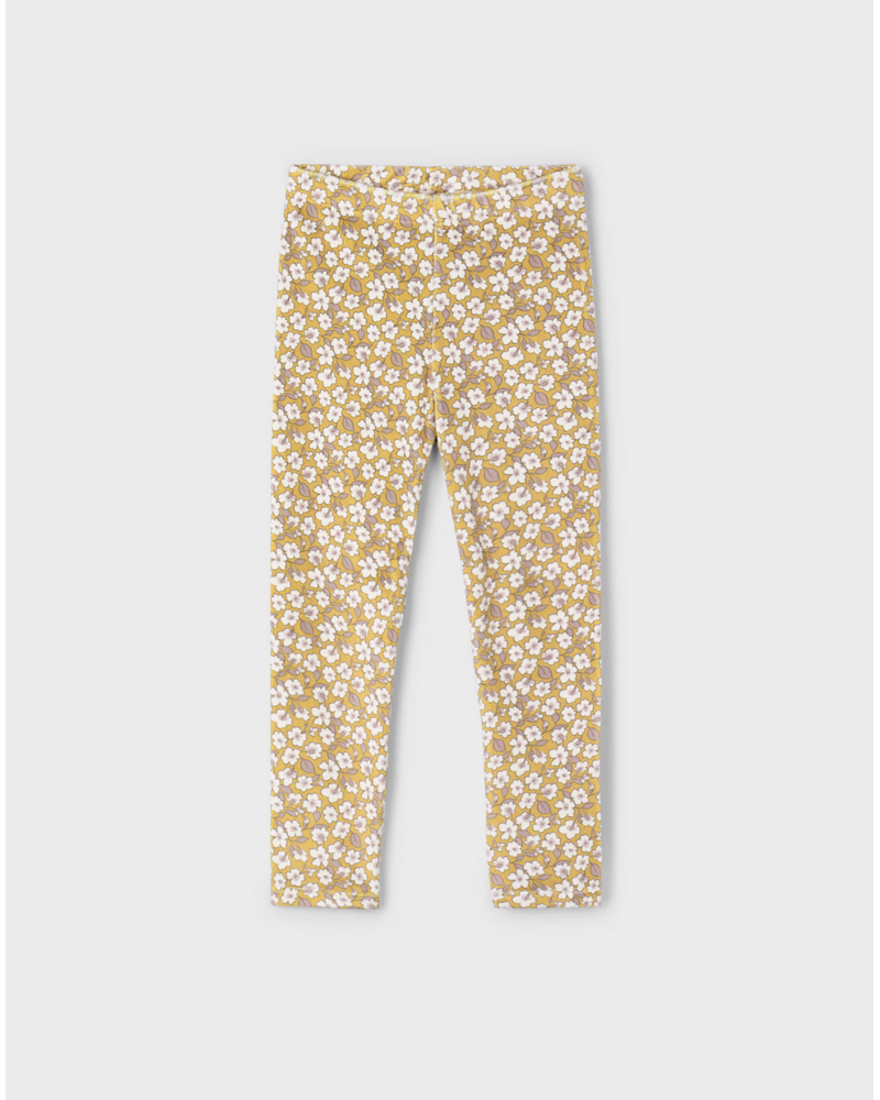 Mayoral Floral Sweater & Leggings Set {Mustard/Ivory}