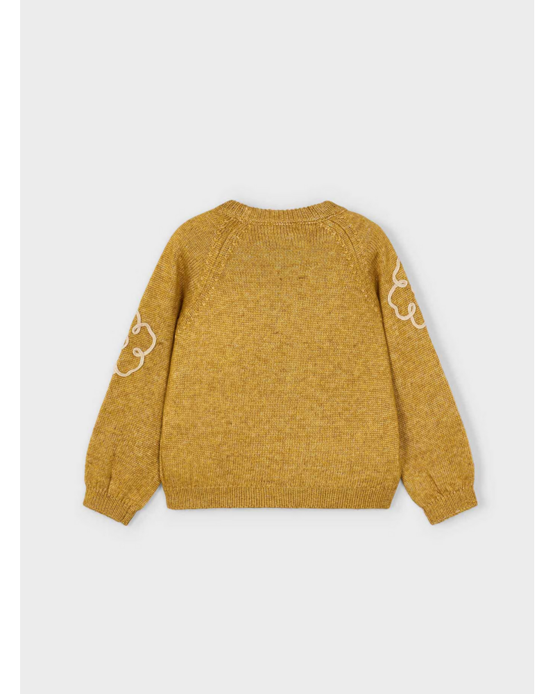 Mayoral Floral Sweater & Leggings Set {Mustard/Ivory}