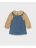 Mayoral Overall Shirt/Dress Set {Mustard}
