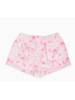 OMG Accessories Fleece Printed Cozy Short {Pink Bow Print}