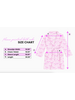 OMG Accessories Fleece Printed Bath Robe {Pink Bow Print}