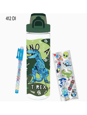 Hot Focus Inc. Pop Open Water Bottle Writing Fun {Dinosaur}