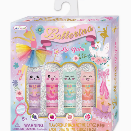 Hot Focus Inc. 089 BB Ballerina Lip Balm {Rainbow}