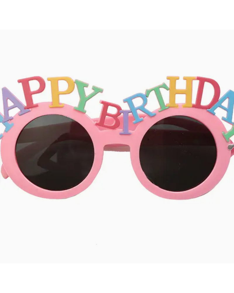 Sparkle Sisters Happy Birthday Sunglasses {Pink}