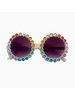 Sparkle Sisters Rhinestone Sunglasses {White}