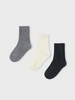 Mayoral 3 Pack Socks {Ivory/Gray/Slate}