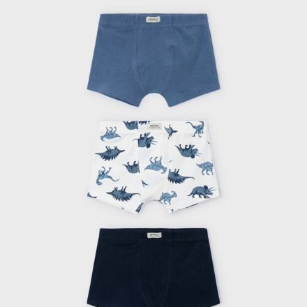Mayoral 10035 3 Pack Boxers {Steel}