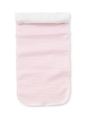 Simple Stripes Burp {Pink/White}