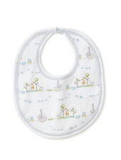 Noah's Print Bib {Light Blue}