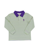Cypress Row Throw Me Something Mister L/S Polo Shirt {Mardi Gras}