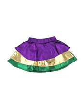 M.L. Kids Metallic Multi Skirt {Mardi Gras}