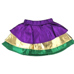 M.L. Kids Metallic Multi Skirt {Mardi Gras}