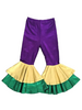 M.L. Kids Metallic Double Bell Leggings {Mardi Gras}