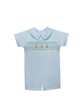 Remember Nguyen Hop To It Thomas Romper {Lt. Blue}