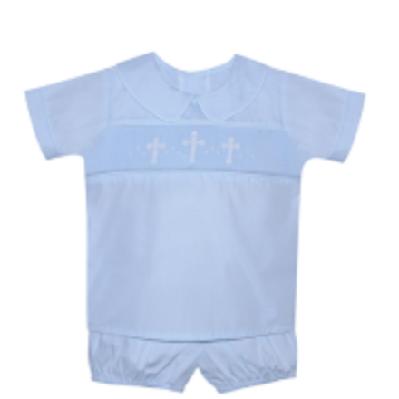 Remember Nguyen Cross Madison Short Set {Lt. Blue}