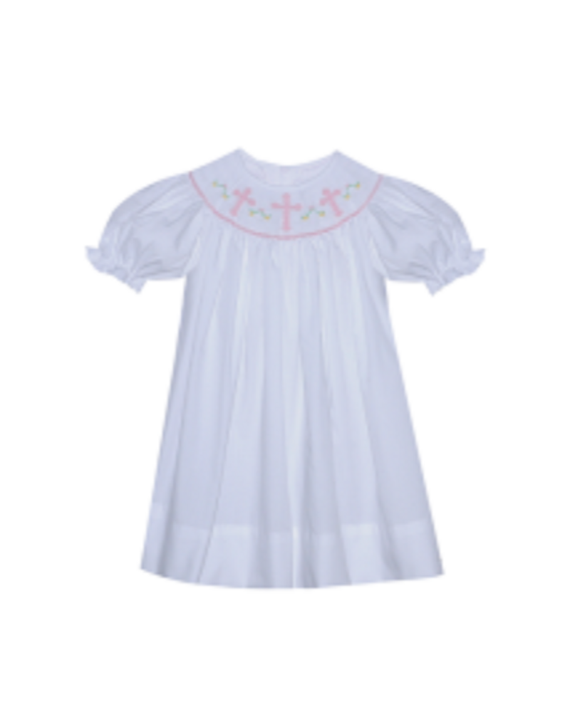 Remember Nguyen  Cross Savannah Bishop Dress {White}
