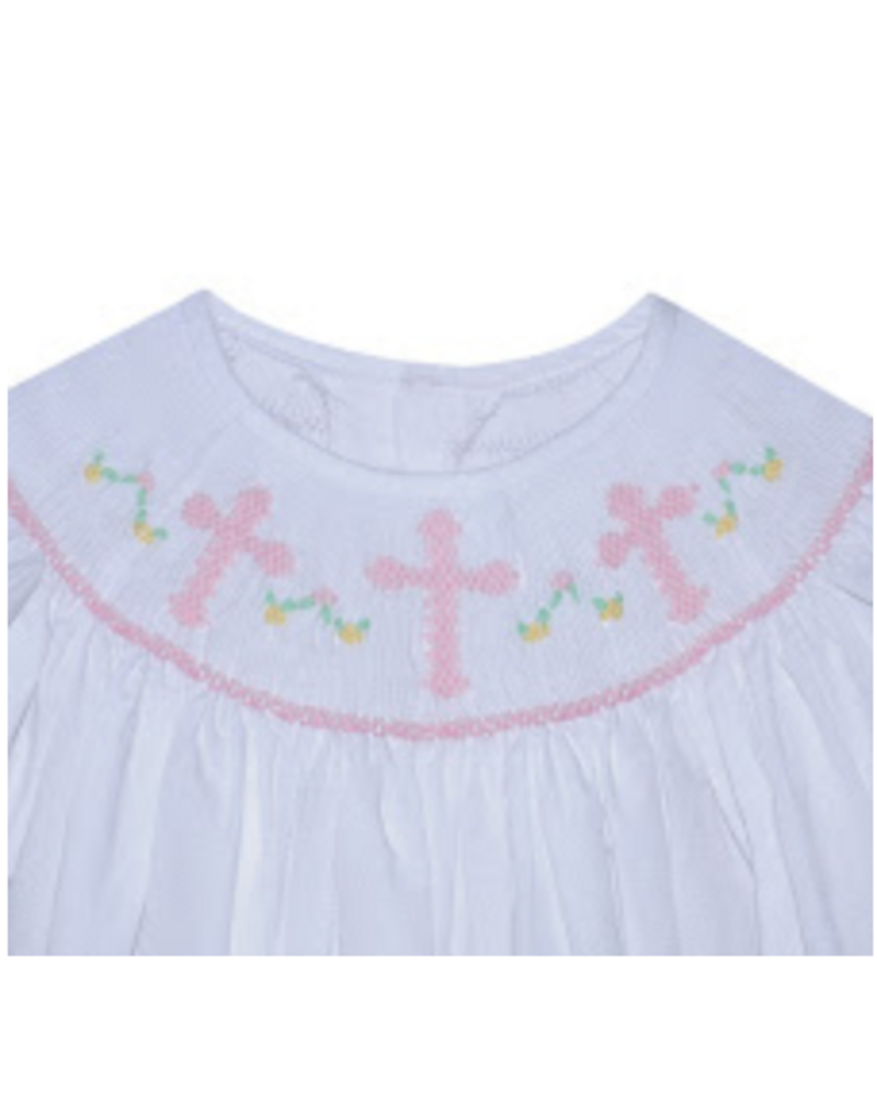 Remember Nguyen  Cross Savannah Bishop Dress {White}