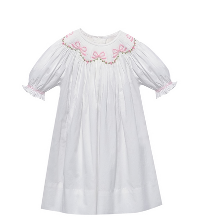 Remember Nguyen Ribbons & Roses Savannah Bishop Dress {White}