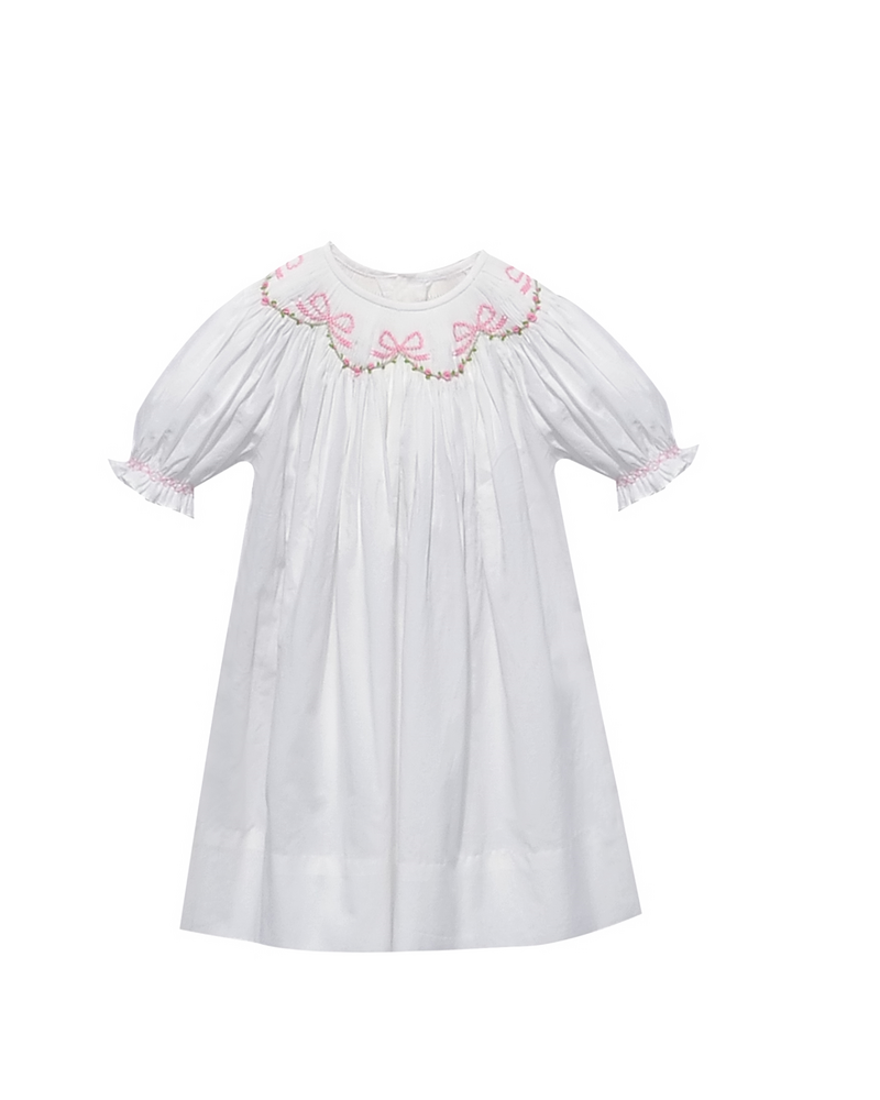 Remember Nguyen Ribbons & Roses Savannah Bishop Dress {White}