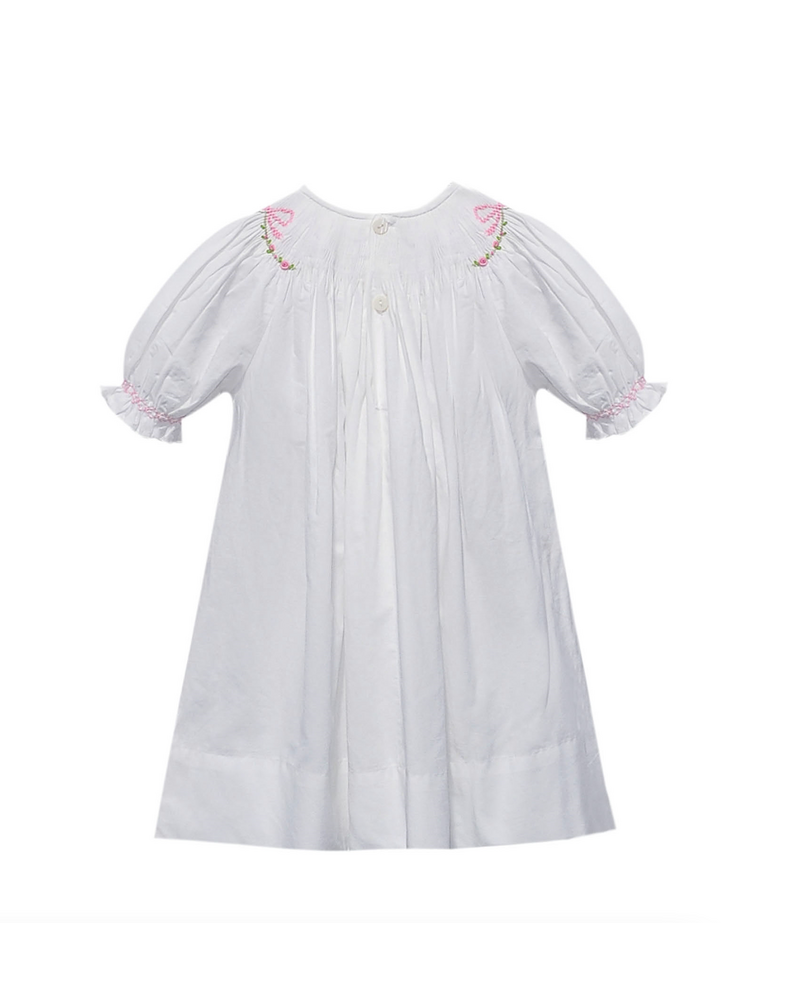 Remember Nguyen Ribbons & Roses Savannah Bishop Dress {White}