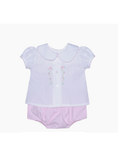 Baby Sen by Remember Nguyen Flowers Avery Diaper Set {Pink}